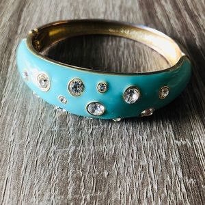 💙✨ Aquamarine blue and crystal gem bracelet 💙✨